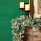 Glitzhome® 6ft. Pre-Lit Frosted Greenery Pinecones Christmas Garlands with Timers, 2ct.